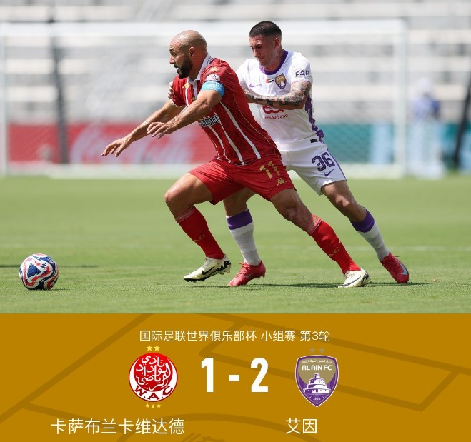 世俱杯：拉巴点射卡库争议破门  艾因2-1逆转卡萨布兰卡